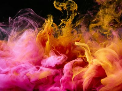 Abstract representation of fluid motion.